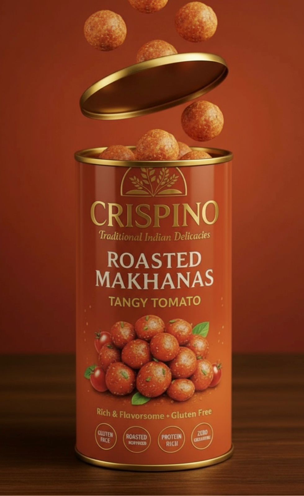 Roasted Makhana(TANGY TOMATO),100gram